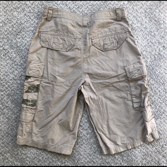 Sideout Tan Cargo Shorts Boys Size 16 - Picture 4 of 15